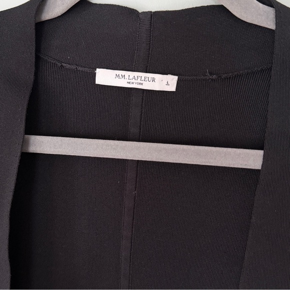 M.M.LaFleur The Sant Ambroeus Jardigan Open‎ Jacket Cardigan Black Size Large - Picture 7 of 10